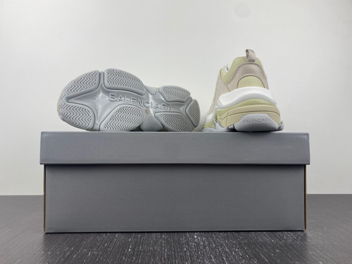 blcg sneaker triple.s.gomma gray-light green 524039 w2fw4 9790